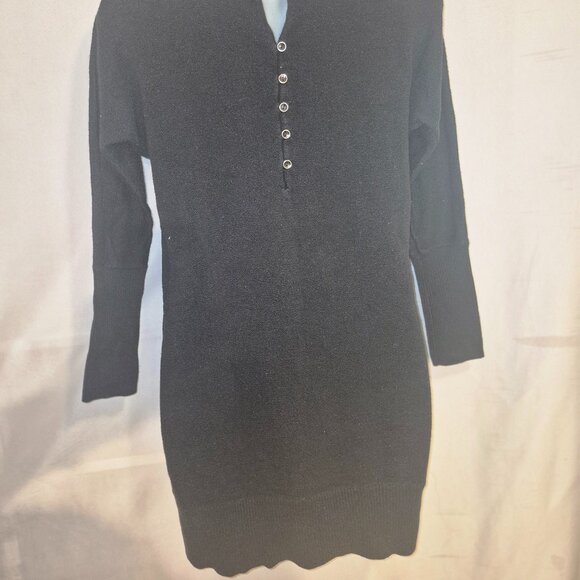 GAP stylish Black sweater dress/ long top in size xs - Picture 3 of 14